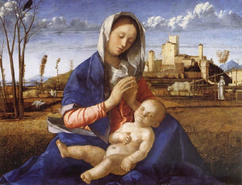 Madonna in the Meadow, Giovanni Bellini